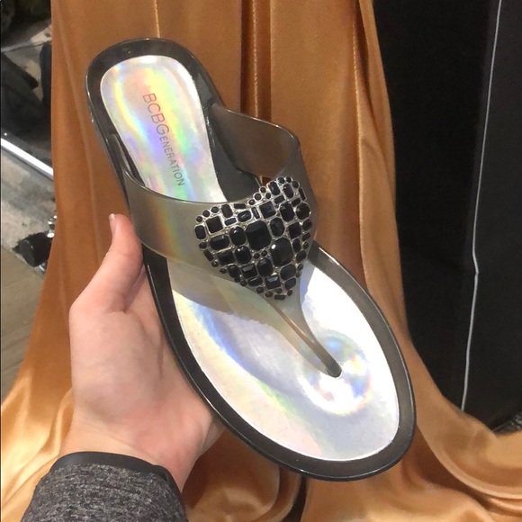 BCBGeneration black jelly sandal - Picture 2 of 2